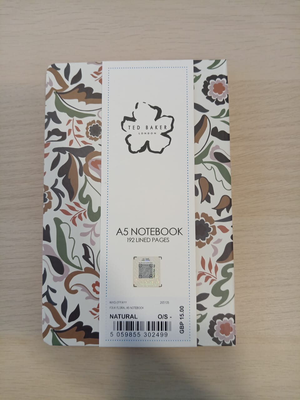 TED BAKER A5 Notebook