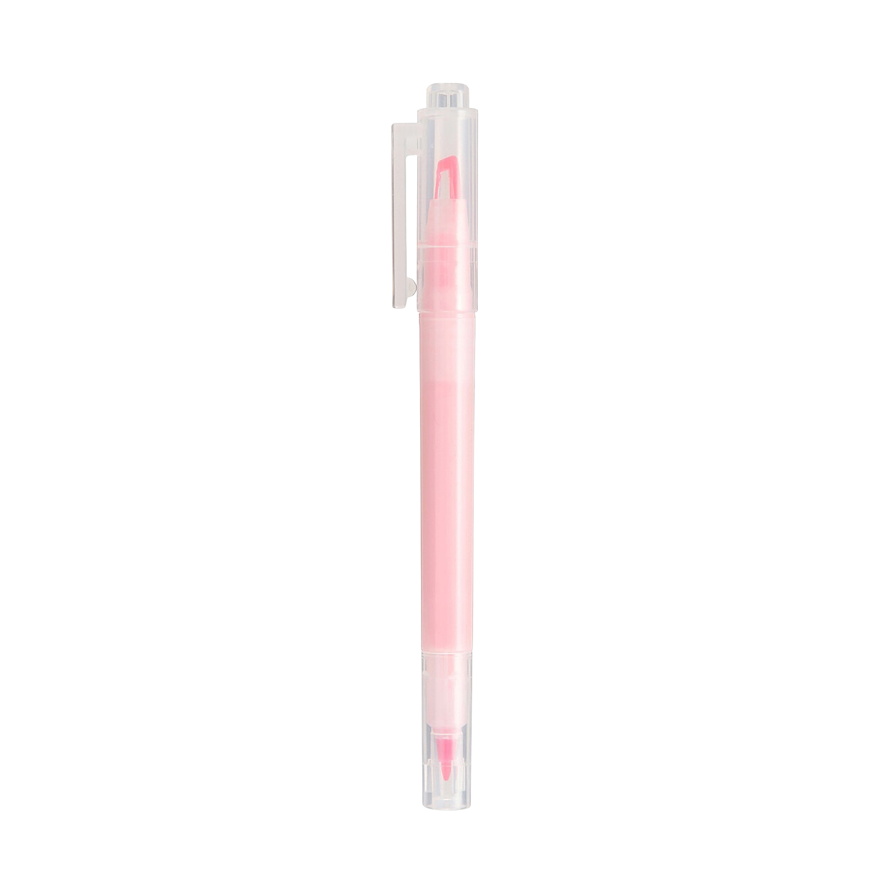 MUJI Pink Highlighter Pen w/ Window