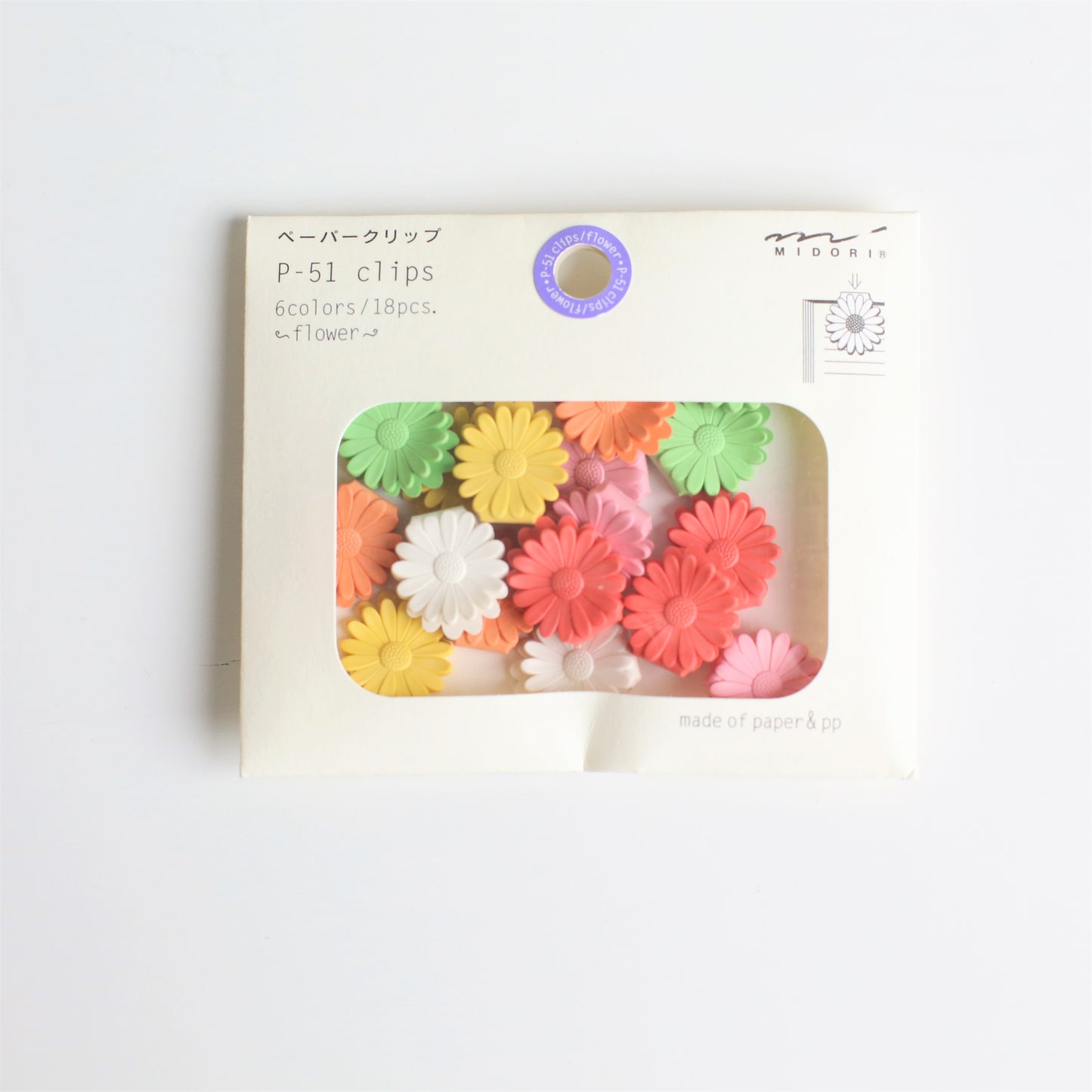 MIDORI P-51 Flower Clips