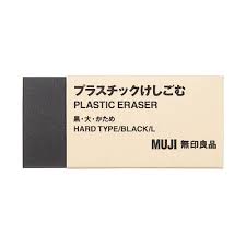 MUJI Black Eraser