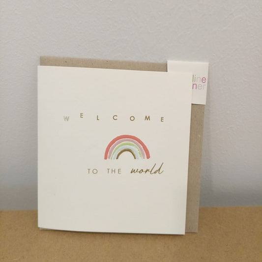 'WELCOME TO THE WORLD' Card